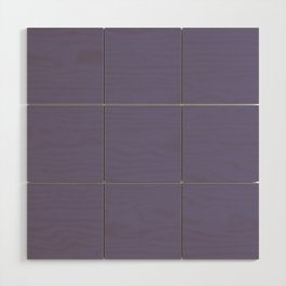 Independent Purple Wood Wall Art