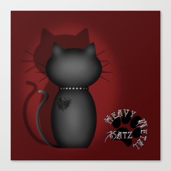 Heavy Metal Katz Canvas Print
