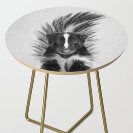 Skunk - Black & White Side Table