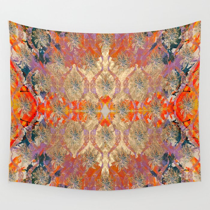 Mirrored Ogee Wall Tapestry