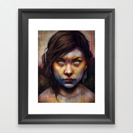 Una Framed Art Print