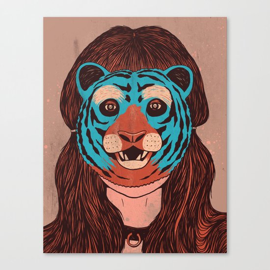 Tiger Face Canvas Print