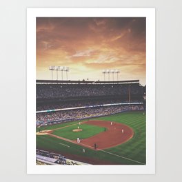 LA Dodgers/yankees Wall Art Set Dodger Stadium Art Print -  Sweden