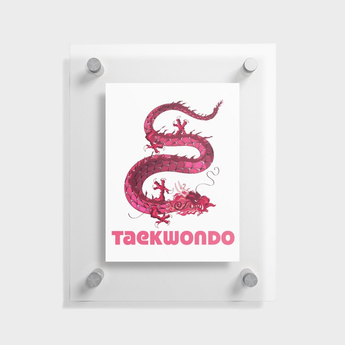 Taekwondo Floating Acrylic Print