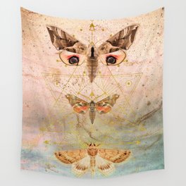 Then The Moths Came Wall Tapestry