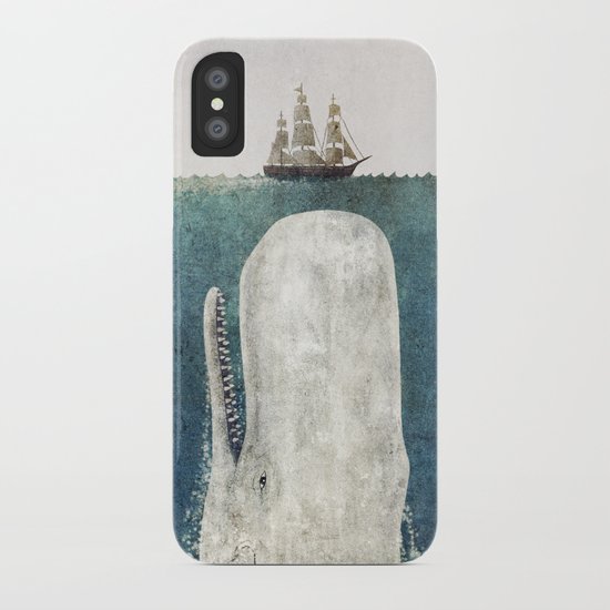 The Whale - vintage iPhone Case