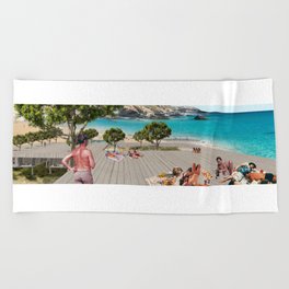 summer platform Beach Towel