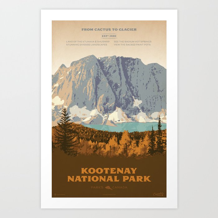 Kootenay National Park Art Print