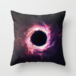 Black Hole Throw Pillow