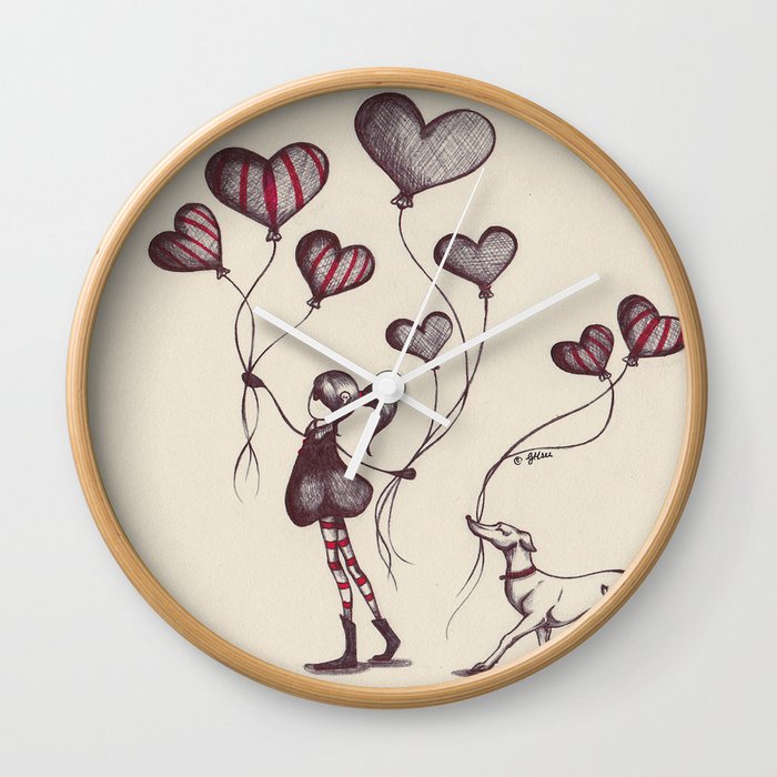 Spreading Love Wall Clock
