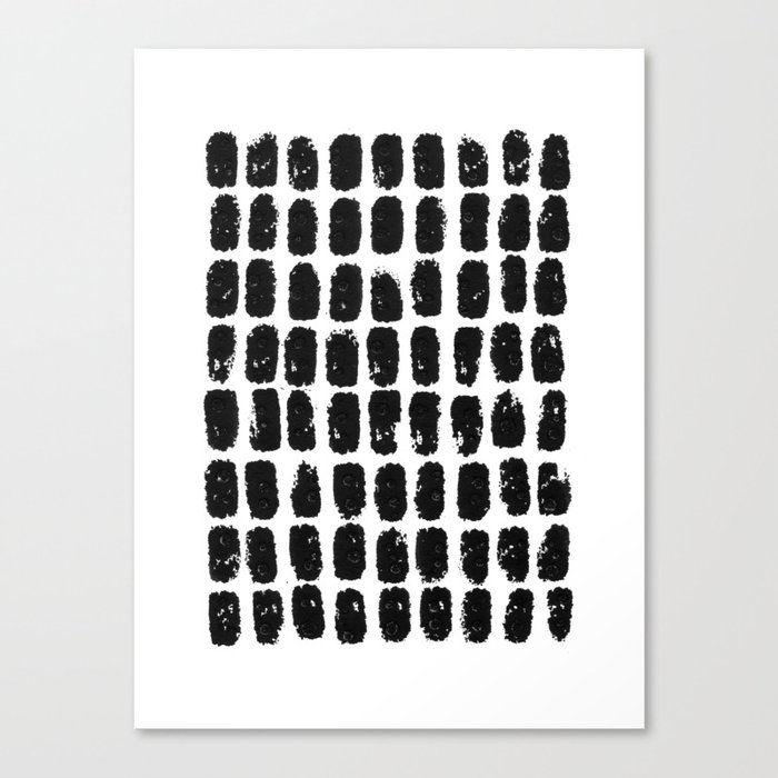 Large Dots Pattern Black And White Distressed Texture Abstract
