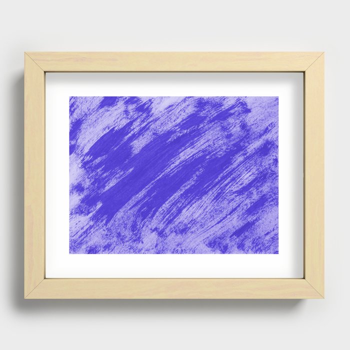 Abstract violet art background. Recessed Framed Print