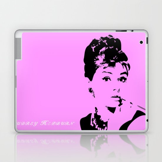 Audrey Hepburn Laptop & iPad Skin