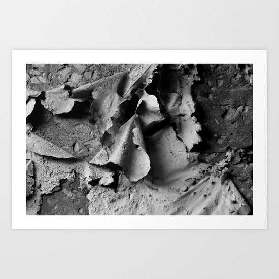 Peeling Paint Art Print
