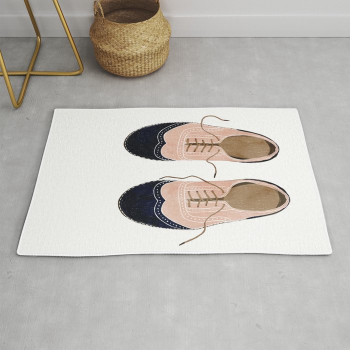 girl shoes stay at home Rug