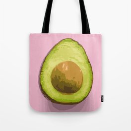Avocado Paint by Numbers Tote Bag