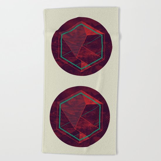 Thinking of a Foreign Girl Beach Towel
