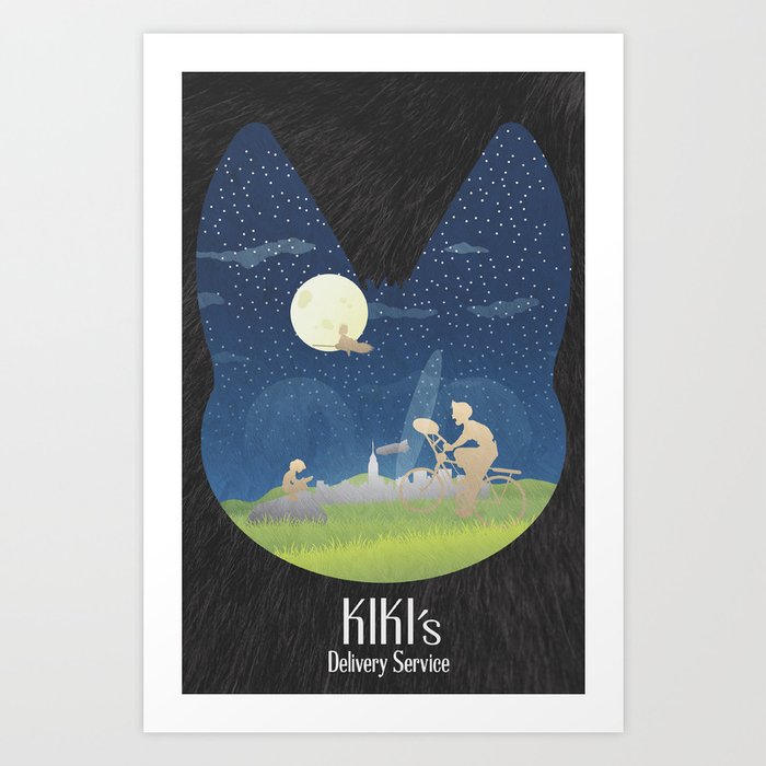 Kiki's Delivery Service Art Print