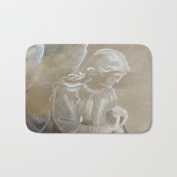 Angels Watching Over Us Bath Mat