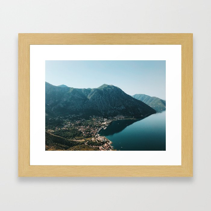 Fjords of Montenegro Framed Art Print