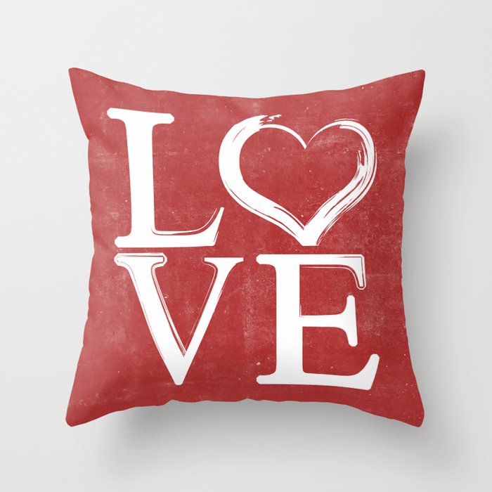 lOVE Throw Pillow by cafelab Society6
