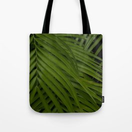 layered palms Tote Bag