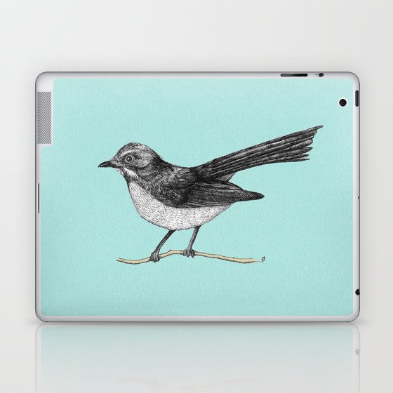 Willy Wagtail Laptop & iPad Skin