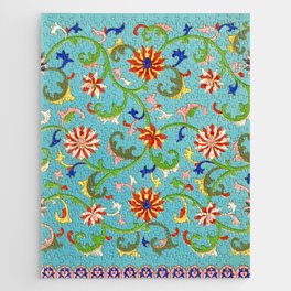 Colorful floral pattern Jigsaw Puzzle