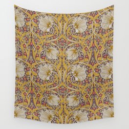 William Morris Vintage Pimpernel Golden Mustard Wall Tapestry