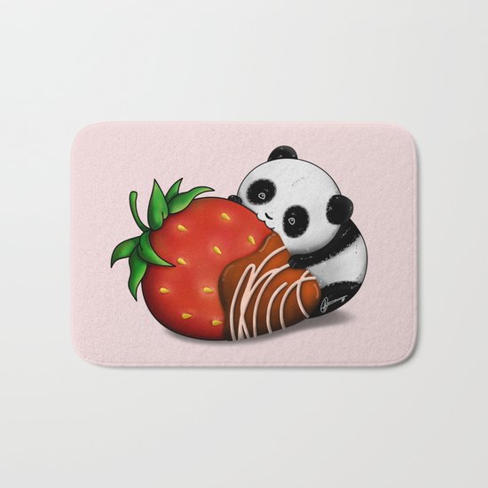Pandaberry Bath Mat