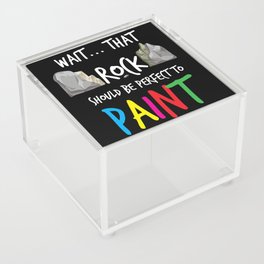 Rock Perfect To Paint Stones Acrylic Box