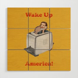 Wake Up Call Wood Wall Art