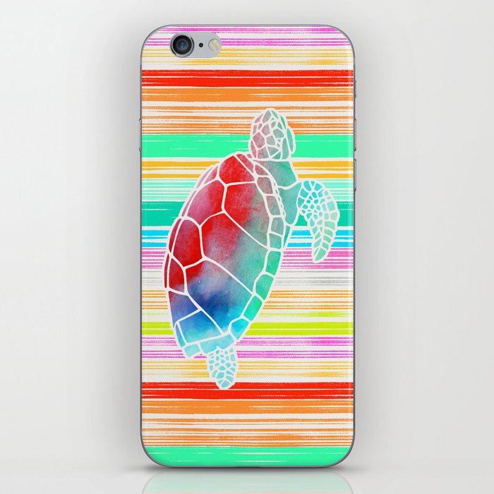 Turtle Collage by Garima and Jacqueline iPhone Skin