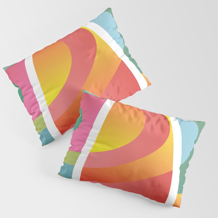 Psychedelic background Pillow Sham