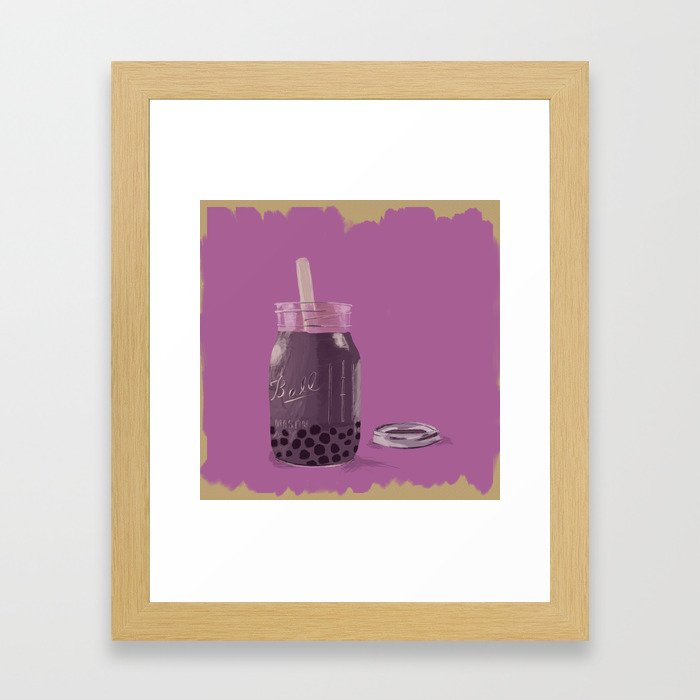 Milk Tea Framed Art Print