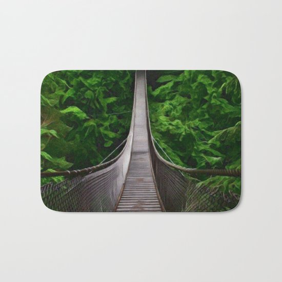 A Bridge to Adventure Bath Mat