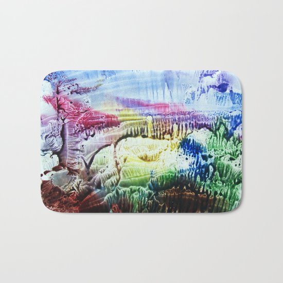 abstract composition Bath Mat