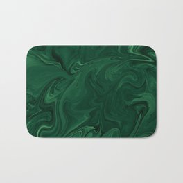 Modern Cotemporary Emerald Green Abstract Bath Mat | Wallclocks, Mugsrug, Blankets, Backpacks, Rugs, Towels, Windowcurtains, Throwpillows, Graphicdesign, Homedecor 