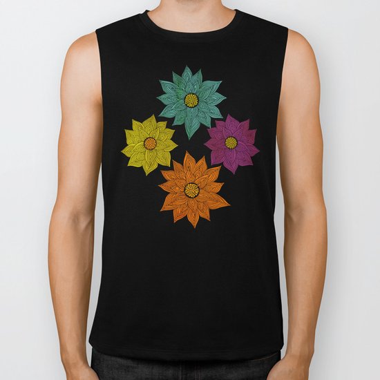 Color Me Floral Biker Tank