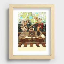 "Don’t Worry, Smart Machines Will Take Us With Them" by Sachin Teng for Nautilus Recessed Framed Print