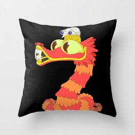 Long Morrison (with owner) Throw Pillow