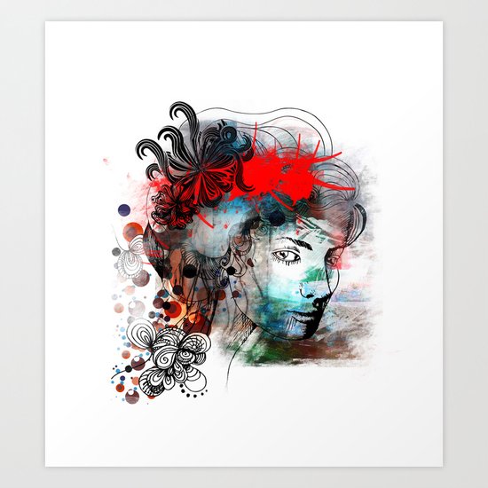 Red Art Print