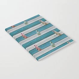 Meercat Beach Stripes Notebook
