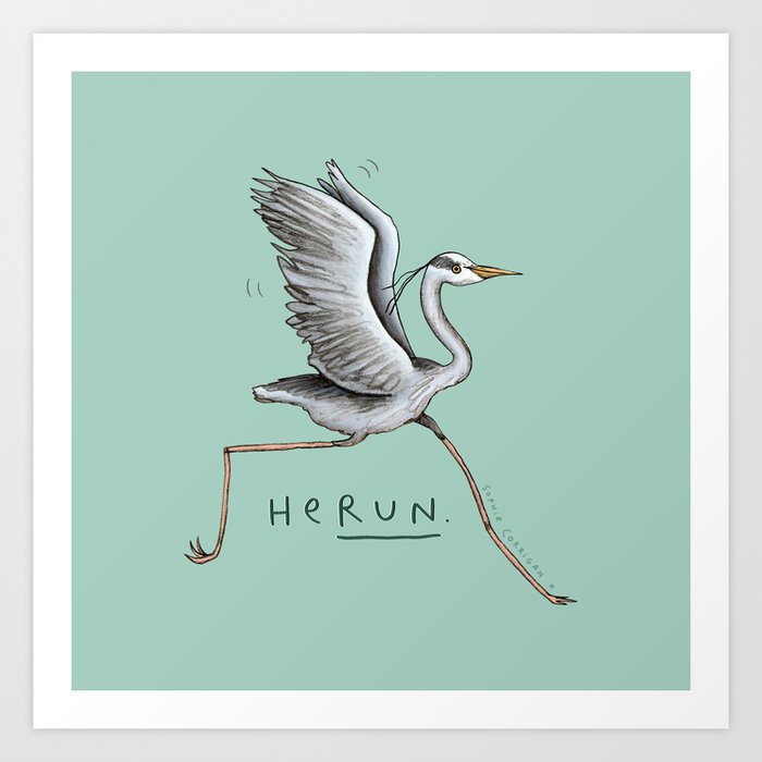 HeRUN Art Print