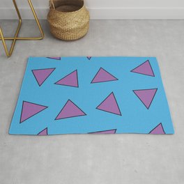 Rocko's Triangles Area & Throw Rug