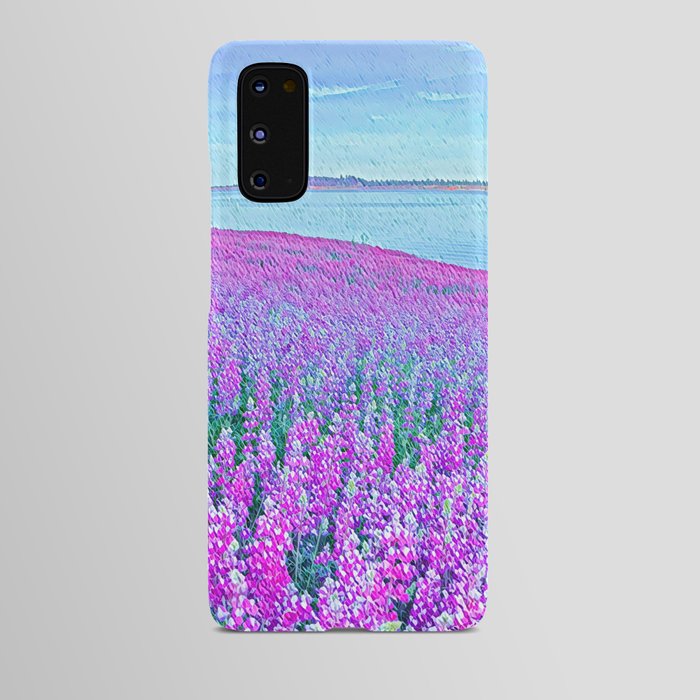 Lupines Field  Android Case