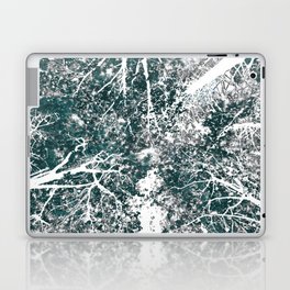 Winter White Trees in Forest Laptop Skin
