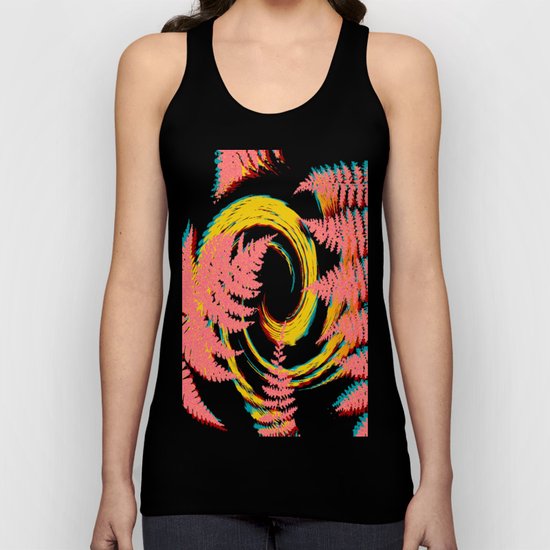 Leaves twirl Unisex Tank Top