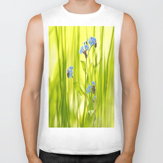 Lovely Morning Meadow Biker Tank