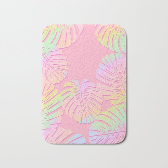 Unicorn Monstera Bath Mat
